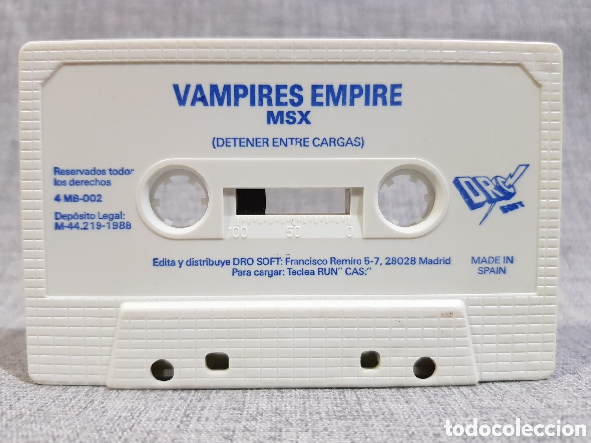 Videojuegos y consolas: MSX VAMPIRES EMPIRE DRO SOFT 1988 - Foto 3
