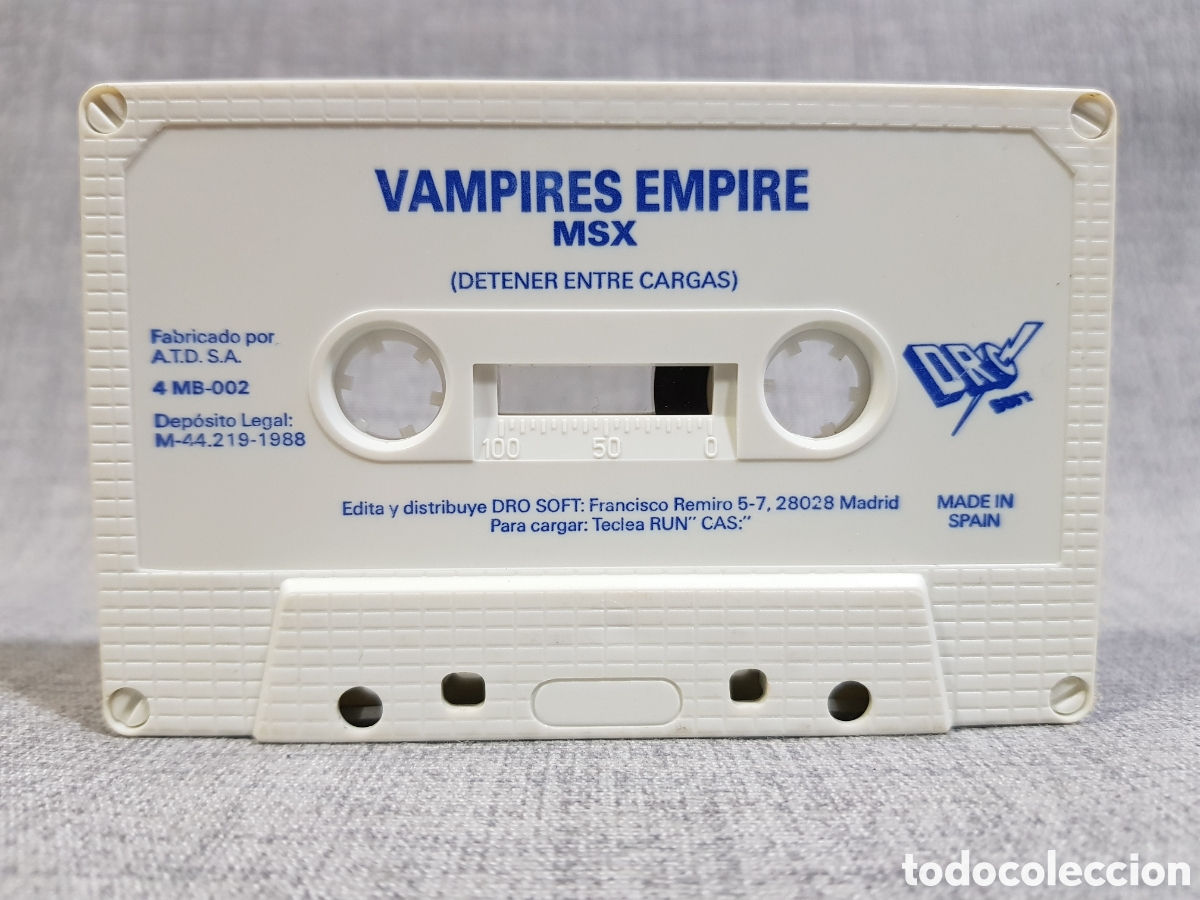 Videojuegos y consolas: MSX VAMPIRES EMPIRE DRO SOFT 1988 - Foto 4