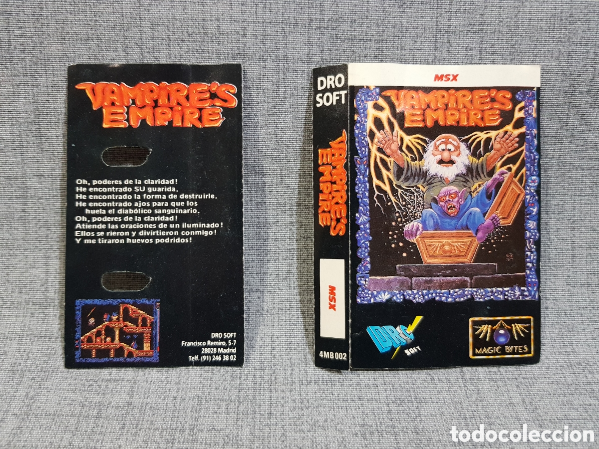 Videojuegos y consolas: MSX VAMPIRES EMPIRE DRO SOFT 1988 - Foto 7