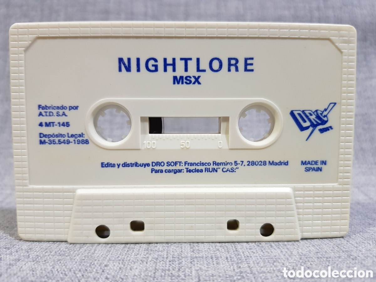 Videojuegos y consolas: MSX KNIGHT LORE (NIGHTLORE) DRO SOFT 1988 - Foto 4