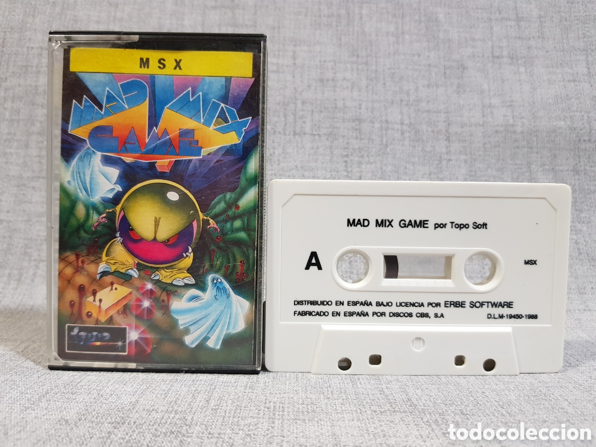 Videojuegos y consolas: MSX MAD MIX GAME ERBE SOFTWARE 1988 - Foto 2