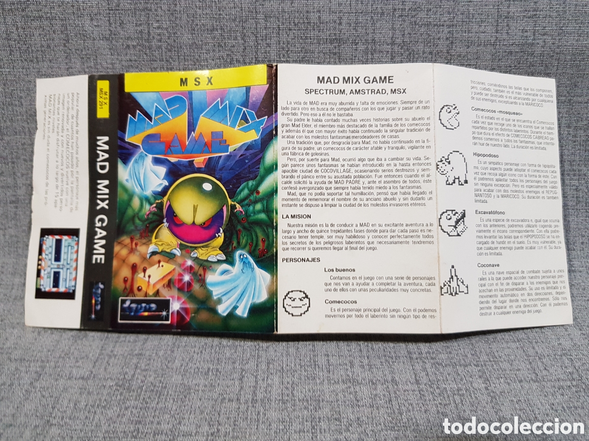 Videojuegos y consolas: MSX MAD MIX GAME ERBE SOFTWARE 1988 - Foto 9