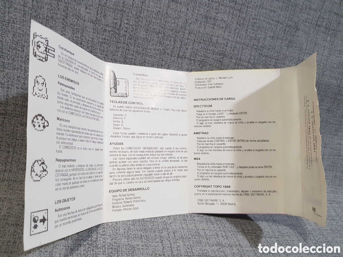 Videojuegos y consolas: MSX MAD MIX GAME ERBE SOFTWARE 1988 - Foto 10