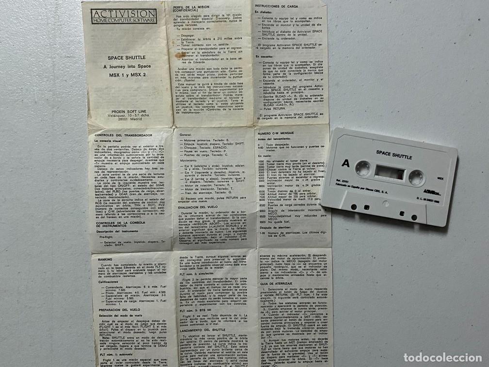 Videojuegos y consolas: SPACE SHUTTLE - VIDEOJUEGO MSX - Foto 5
