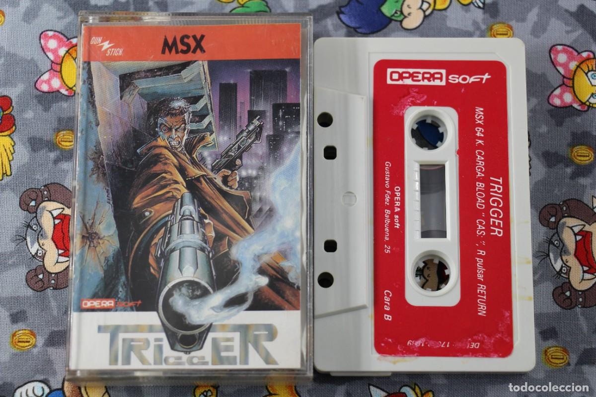 Videojuegos y consolas: MSX CINTA OPERA SOFT TRIGGER EN ESPA&Ntilde;OL - Foto 1