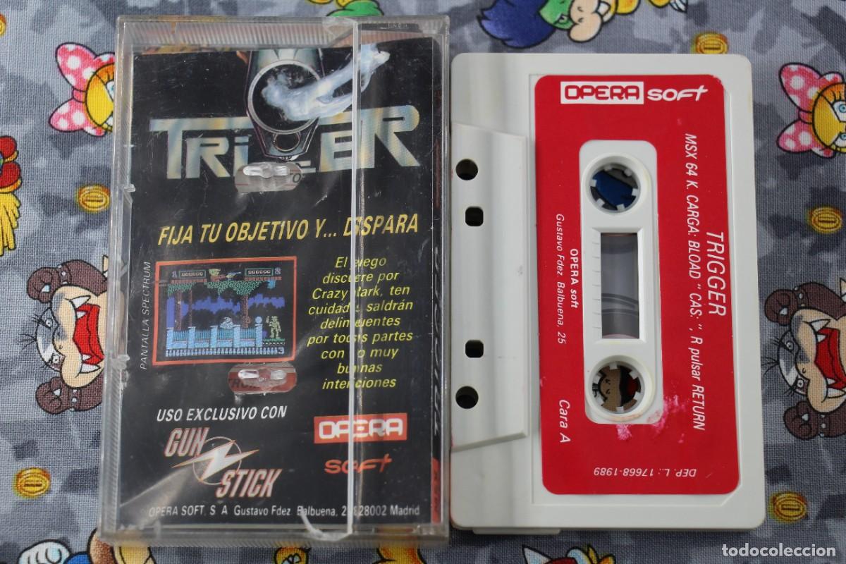 Videojuegos y consolas: MSX CINTA OPERA SOFT TRIGGER EN ESPA&Ntilde;OL - Foto 2