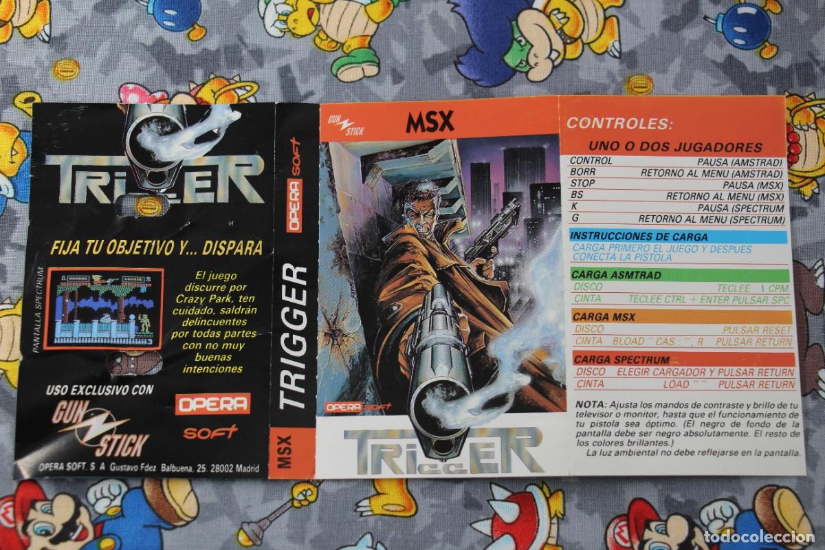 Videojuegos y consolas: MSX CINTA OPERA SOFT TRIGGER EN ESPA&Ntilde;OL - Foto 4