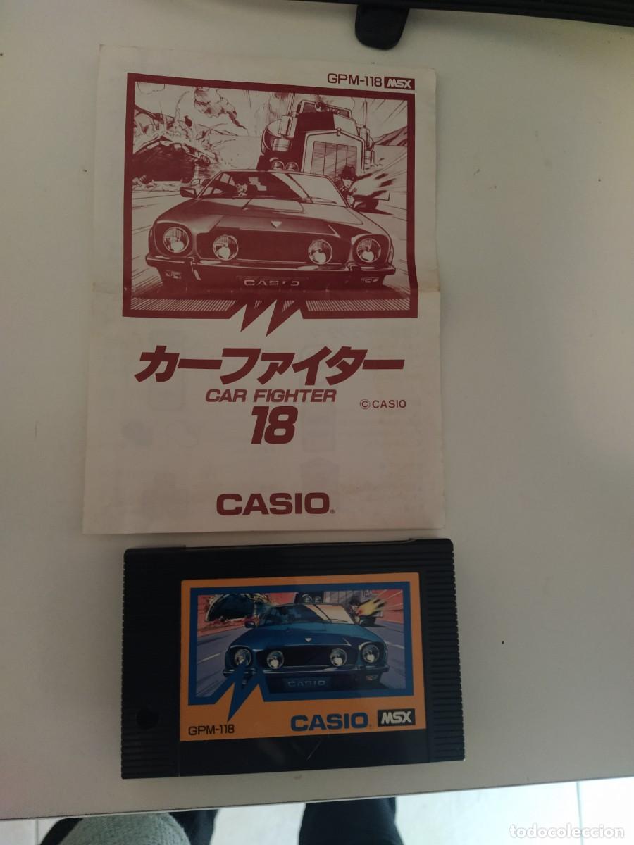 Videojuegos y consolas: CAR FIGHTER MSX CASIO CON INSTRUCCIONES , JAPONES , ORIGINAL 100% - Foto 1