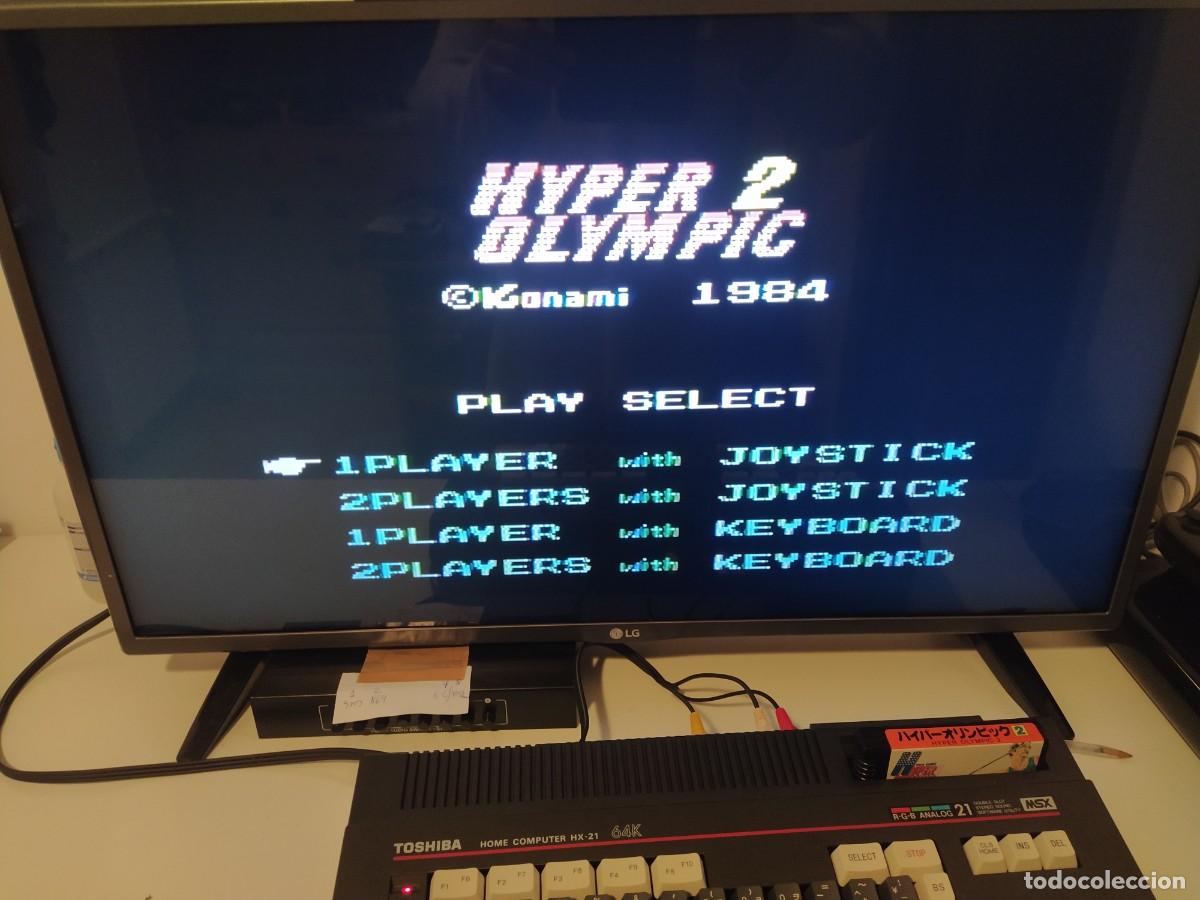 Videojuegos y consolas: HYPER OLIMPIC 2 MSX KONAMI, JAPONES , ORIGINAL 100% - Foto 2