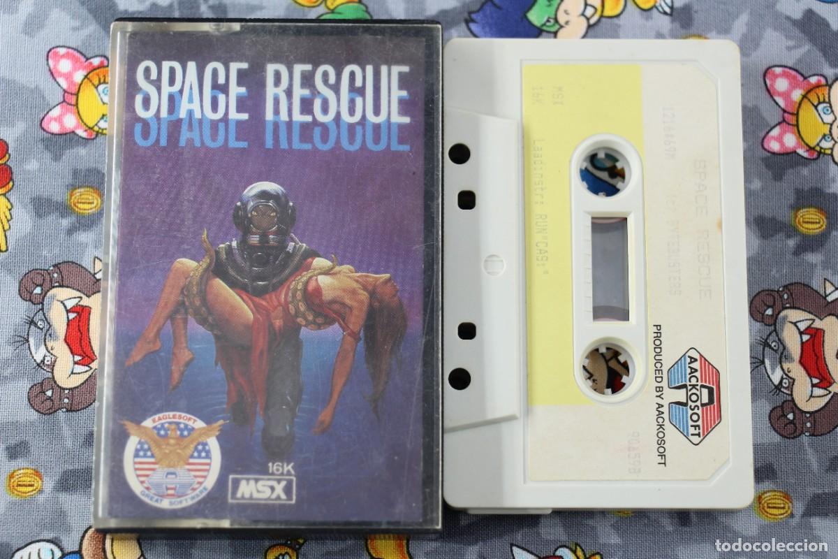 Videojuegos y consolas: MSX CINTA SPACE RESCUE EN ESPA&Ntilde;OL - Foto 1