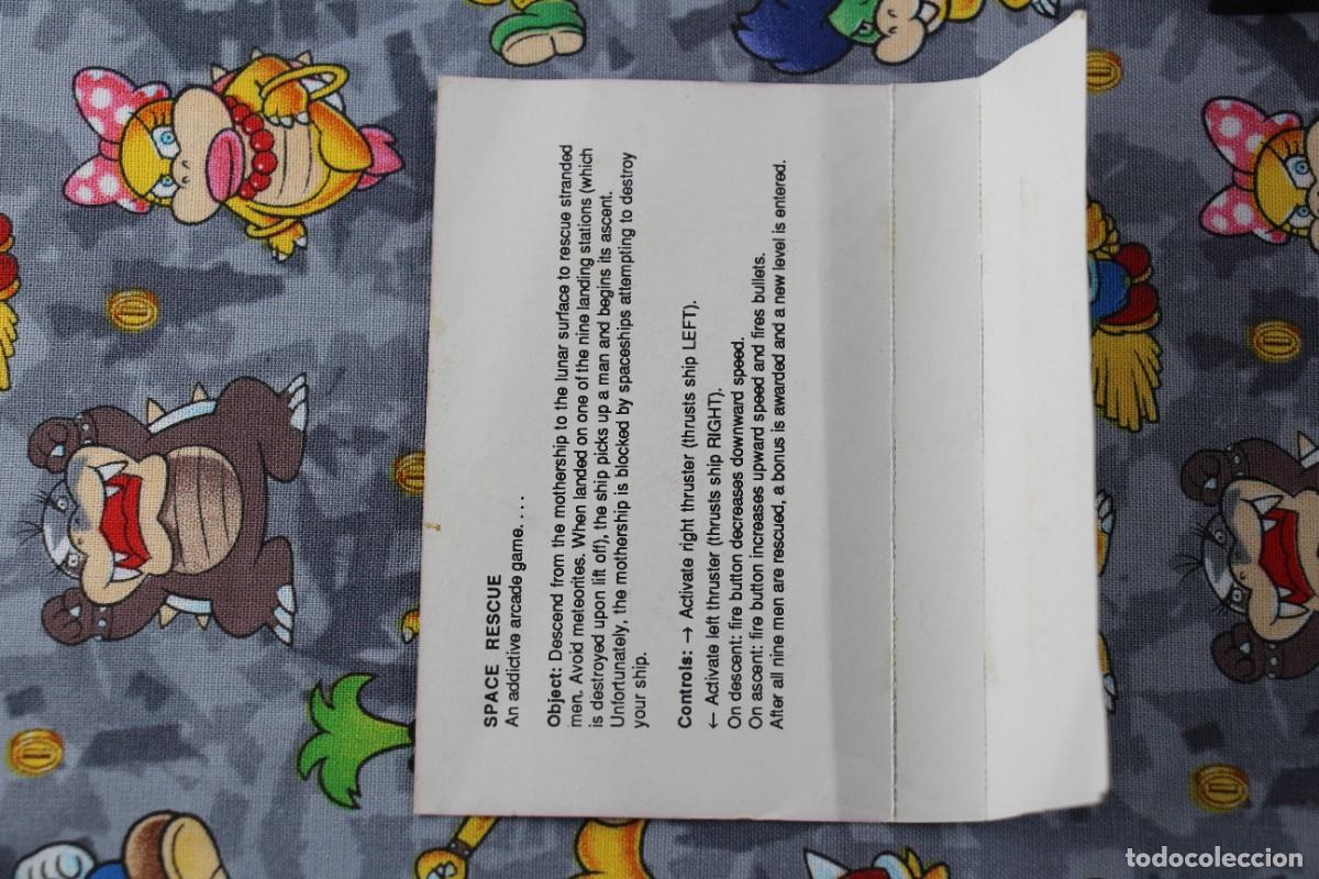 Videojuegos y consolas: MSX CINTA SPACE RESCUE EN ESPA&Ntilde;OL - Foto 3
