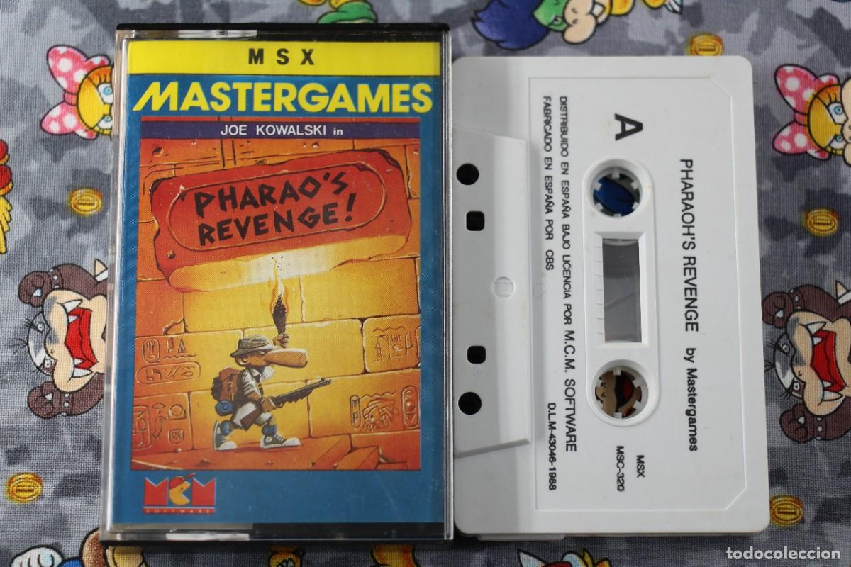 Videojuegos y consolas: MSX CINTA MCM PHARAOS REVENGE EN ESPA&Ntilde;OL - Foto 1