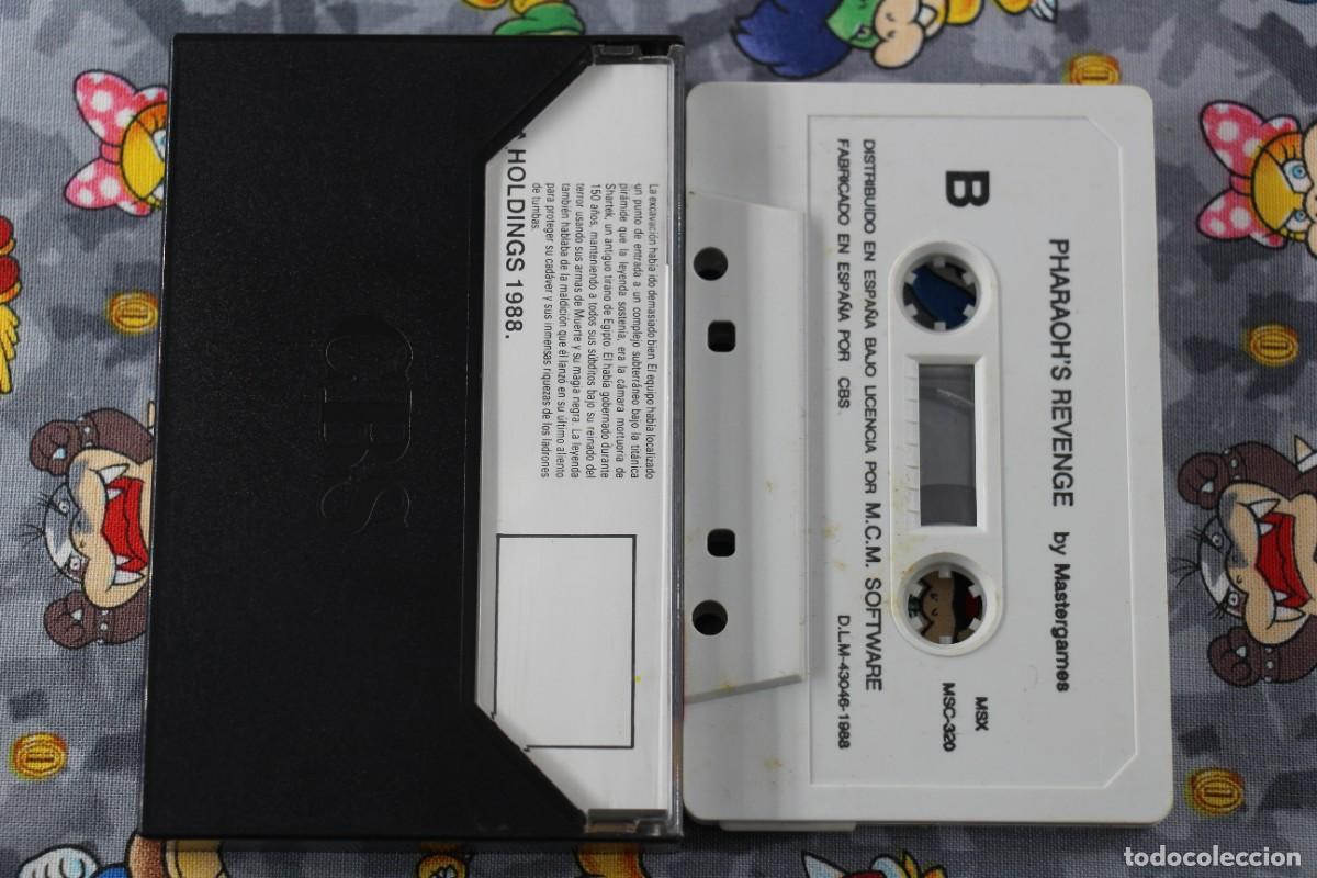 Videojuegos y consolas: MSX CINTA MCM PHARAOS REVENGE EN ESPA&Ntilde;OL - Foto 2