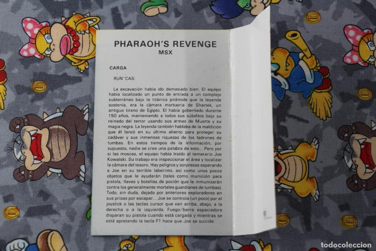 Videojuegos y consolas: MSX CINTA MCM PHARAOS REVENGE EN ESPA&Ntilde;OL - Foto 3