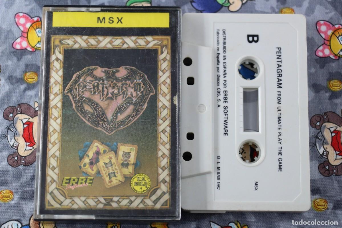 Videojuegos y consolas: MSX CINTA ERBE PENTAGRAM EN ESPA&Ntilde;OL - Foto 1