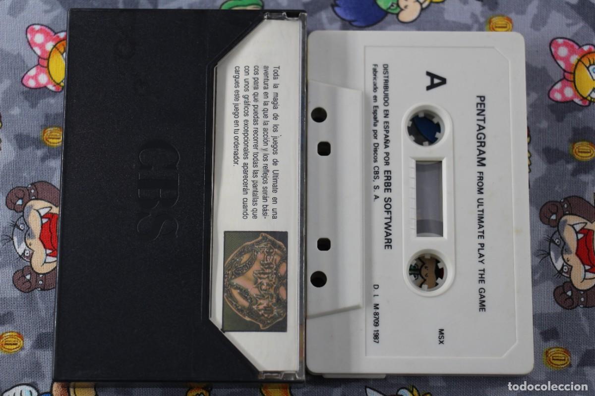 Videojuegos y consolas: MSX CINTA ERBE PENTAGRAM EN ESPA&Ntilde;OL - Foto 2