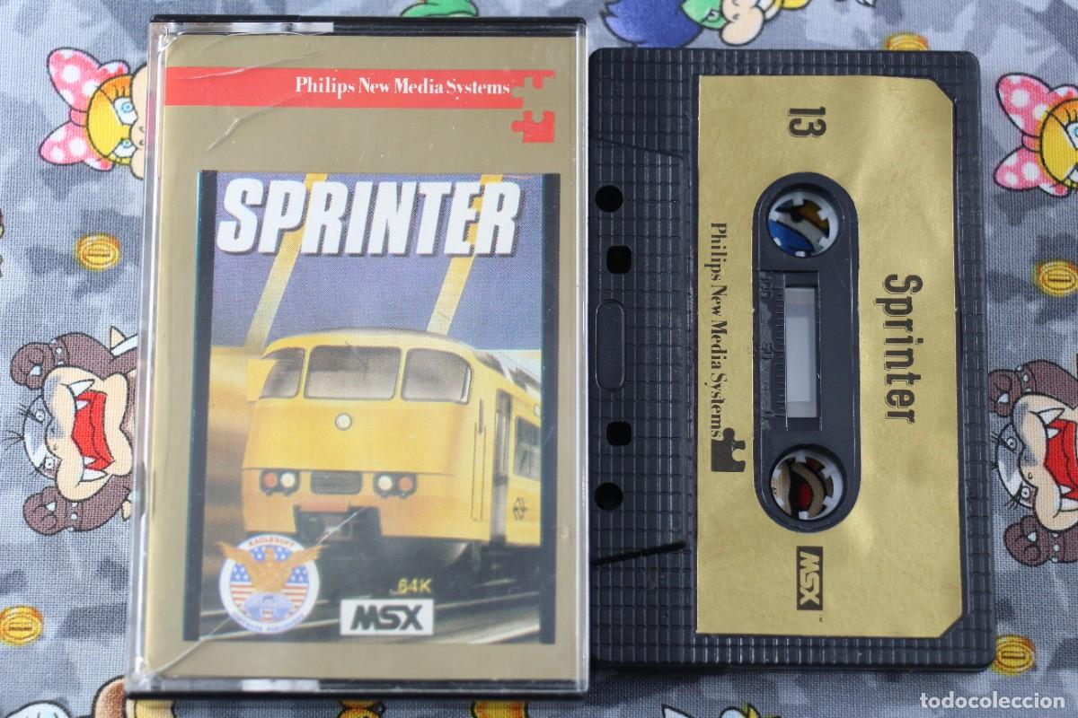 Videojuegos y consolas: MSX CINTA PHILIPS SERIE ORO 13 SPRINTER EN ESPA&Ntilde;OL - Foto 1