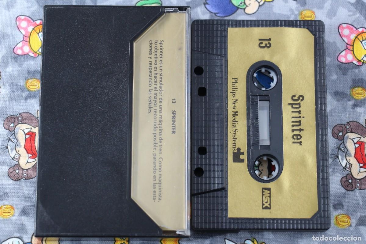 Videojuegos y consolas: MSX CINTA PHILIPS SERIE ORO 13 SPRINTER EN ESPA&Ntilde;OL - Foto 2