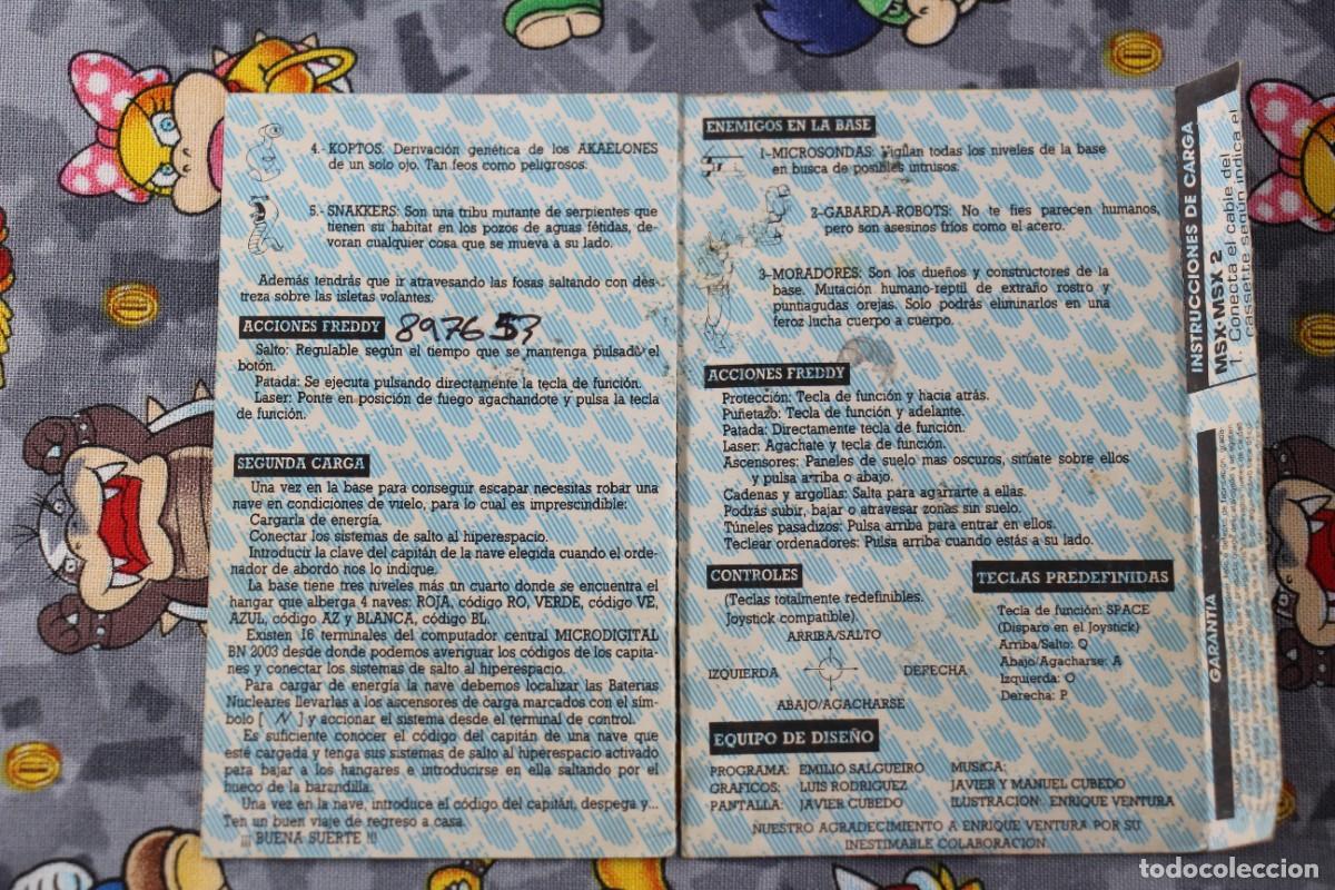 Videojuegos y consolas: MSX MSX2 CINTA DINAMIC FREDDY HARDEST EN ESPA&Ntilde;OL - Foto 3