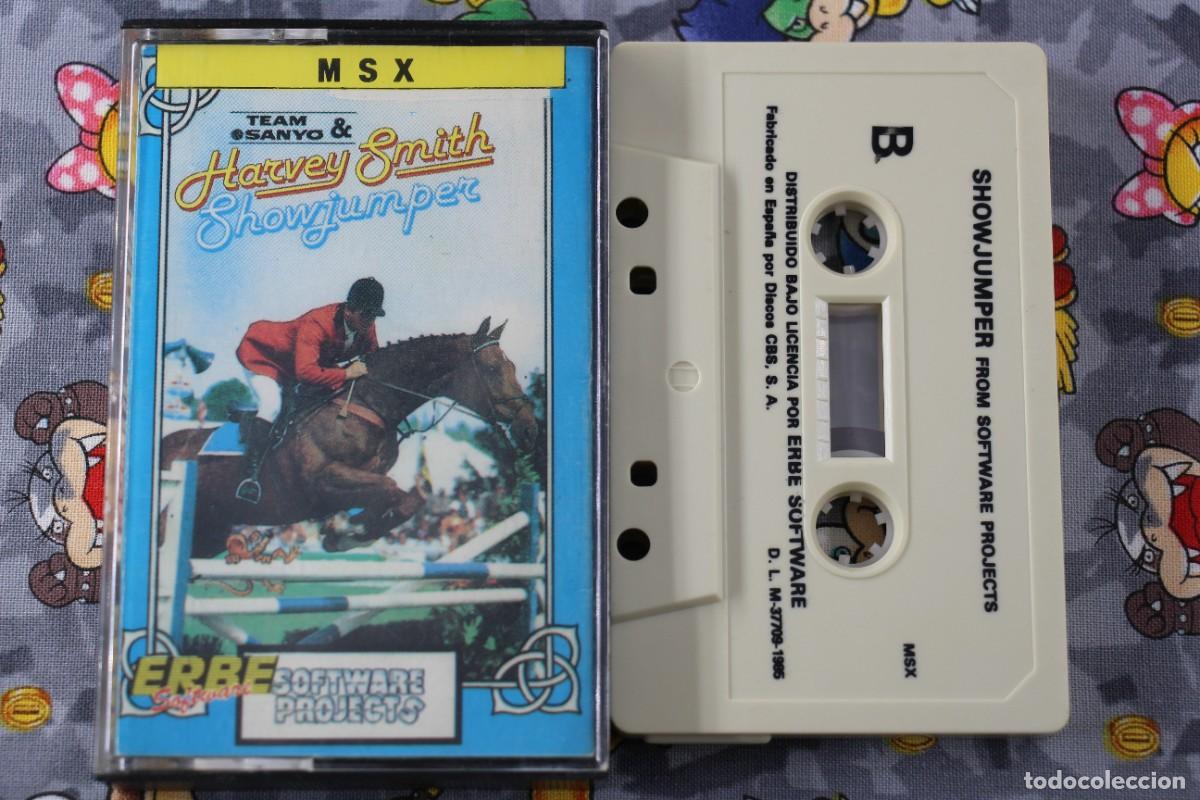 Videojuegos y consolas: MSX CINTA ERBE SHOW JUMPER HARVEY SMITH EN ESPA&Ntilde;OL - Foto 1