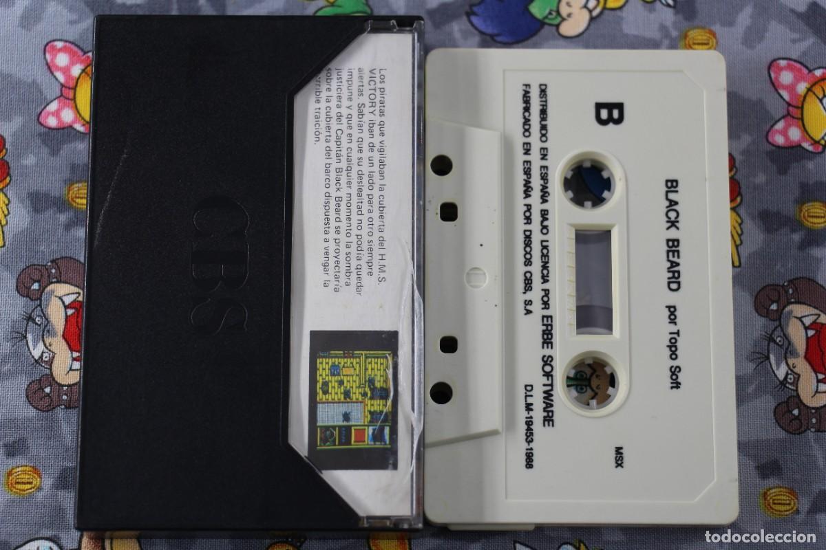 Videojuegos y consolas: MSX CINTA ERBE TOPO SOFT BLACK BEARD EN ESPA&Ntilde;OL - Foto 2