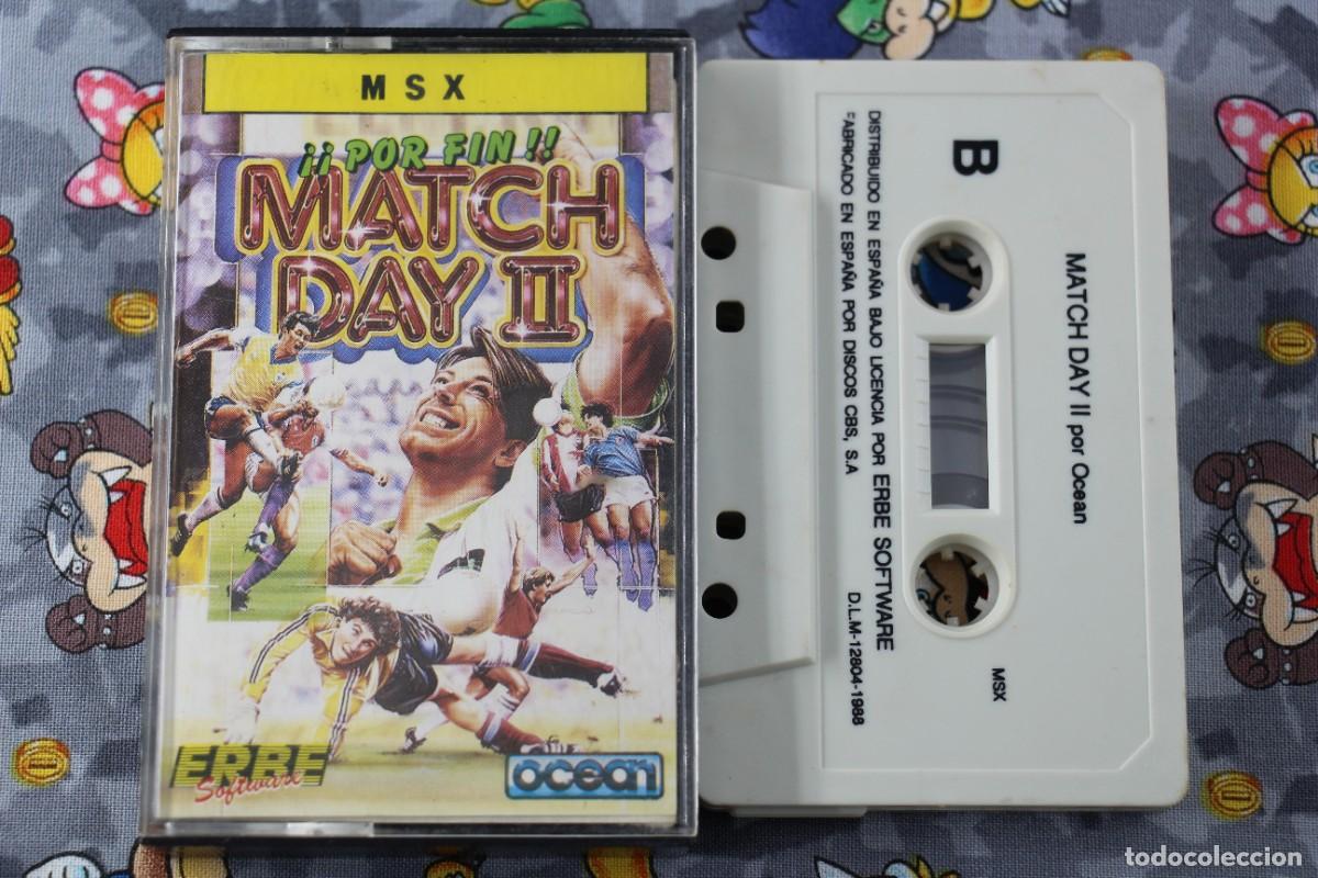 Videojuegos y consolas: MSX CINTA ERBE MATCH DAY II EN ESPA&Ntilde;OL - Foto 1