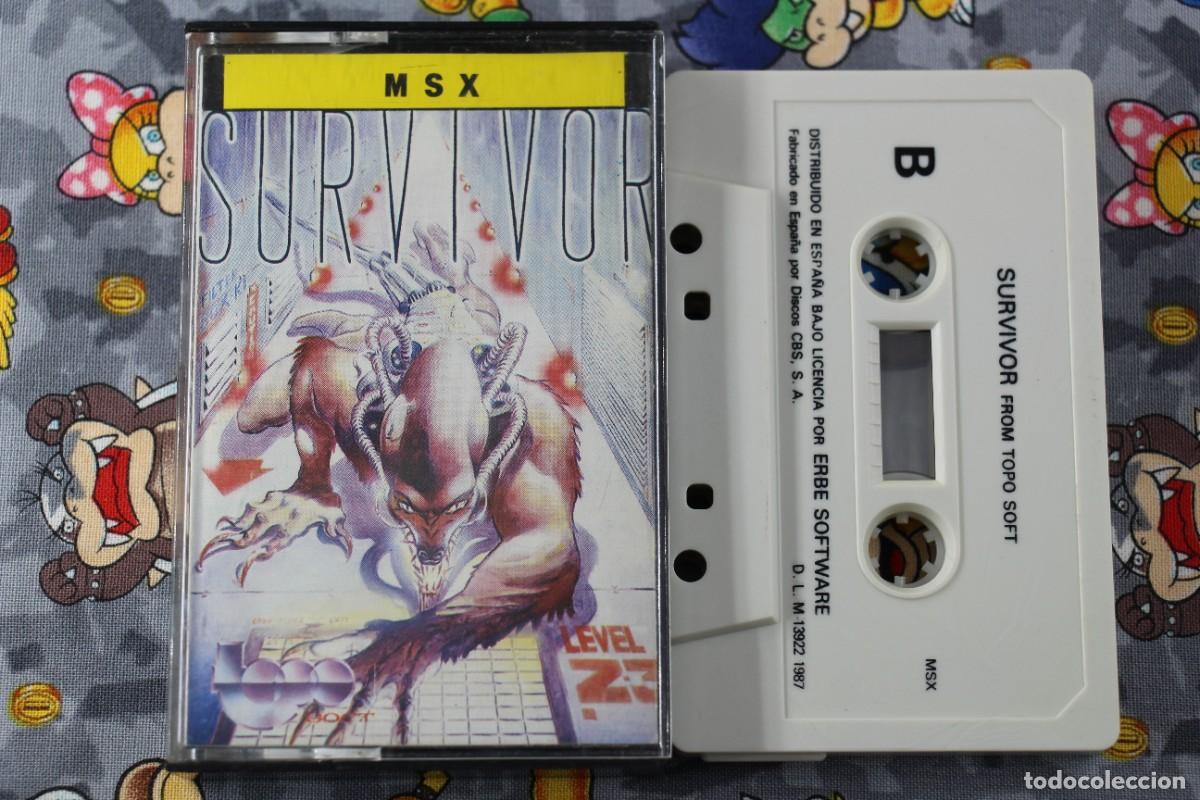 Videojuegos y consolas: MSX CINTA ERBE TOPO SOFT SURVIVOR EN ESPA&Ntilde;OL - Foto 1