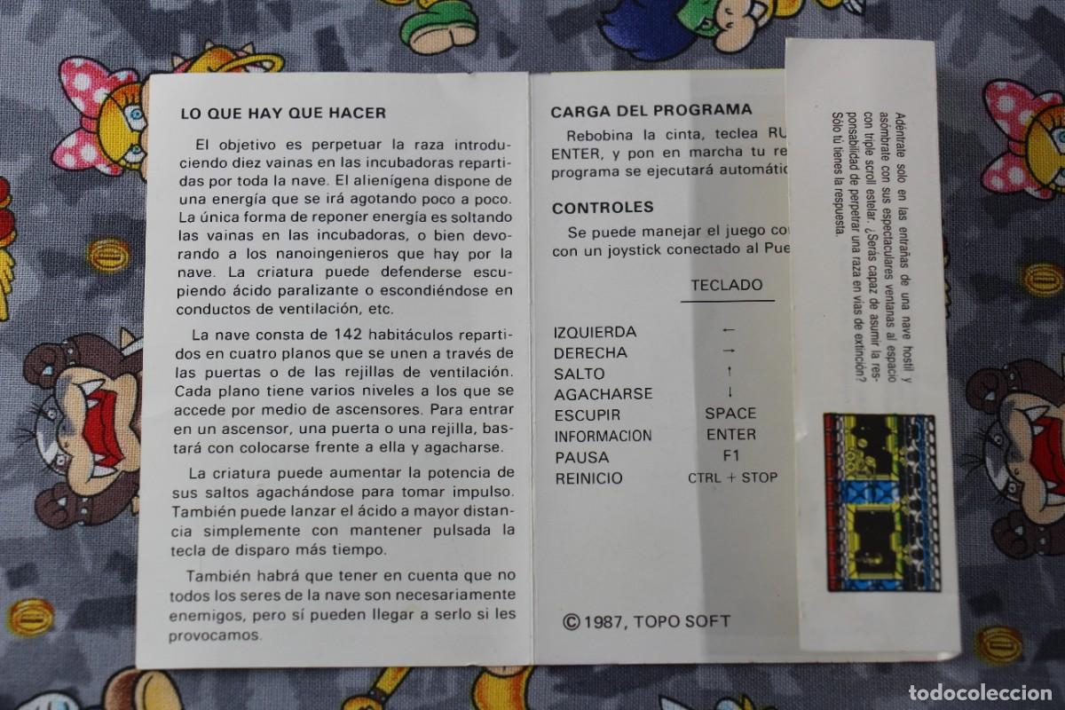 Videojuegos y consolas: MSX CINTA ERBE TOPO SOFT SURVIVOR EN ESPA&Ntilde;OL - Foto 3