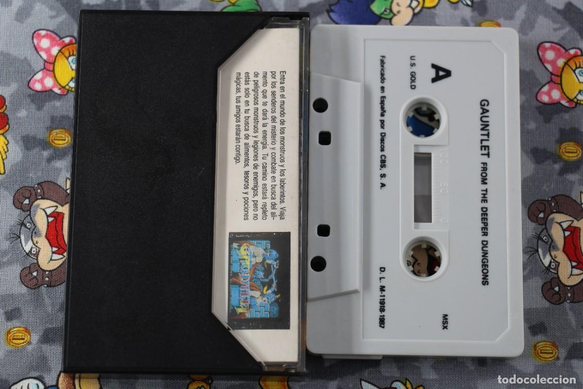 Videojuegos y consolas: MSX CINTA ERBE GAUNTLET EN ESPA&Ntilde;OL - Foto 2