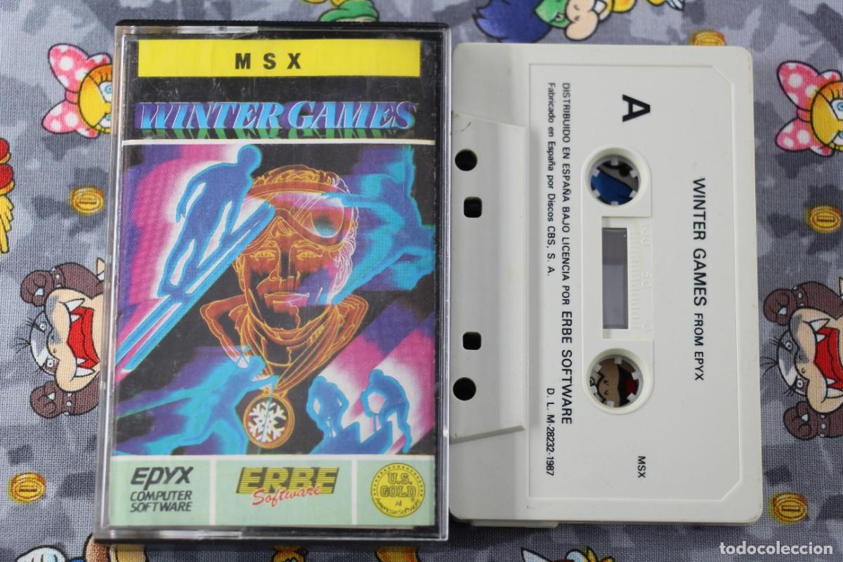 Videojuegos y consolas: MSX CINTA ERBE WINTER GAMES EN ESPA&Ntilde;OL - Foto 1