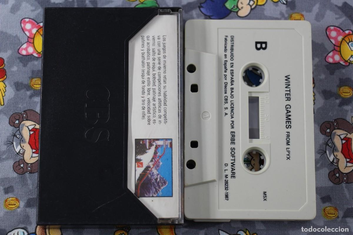 Videojuegos y consolas: MSX CINTA ERBE WINTER GAMES EN ESPA&Ntilde;OL - Foto 2