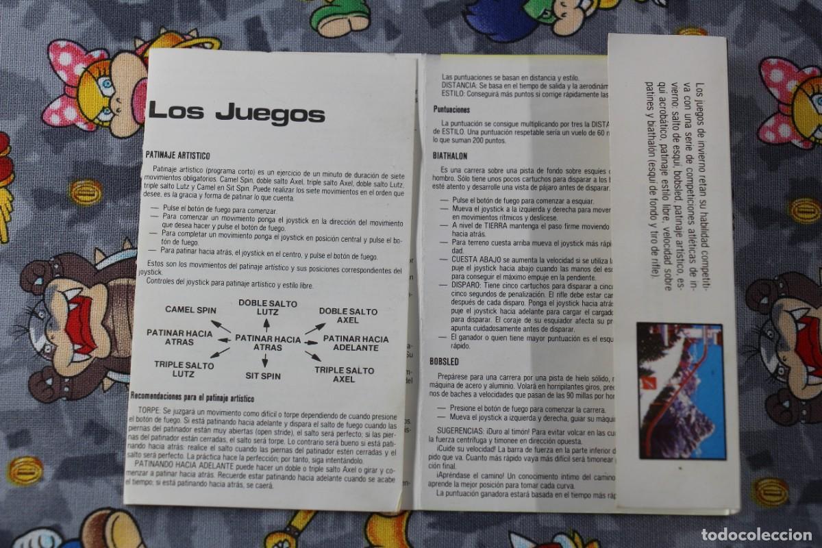 Videojuegos y consolas: MSX CINTA ERBE WINTER GAMES EN ESPA&Ntilde;OL - Foto 3