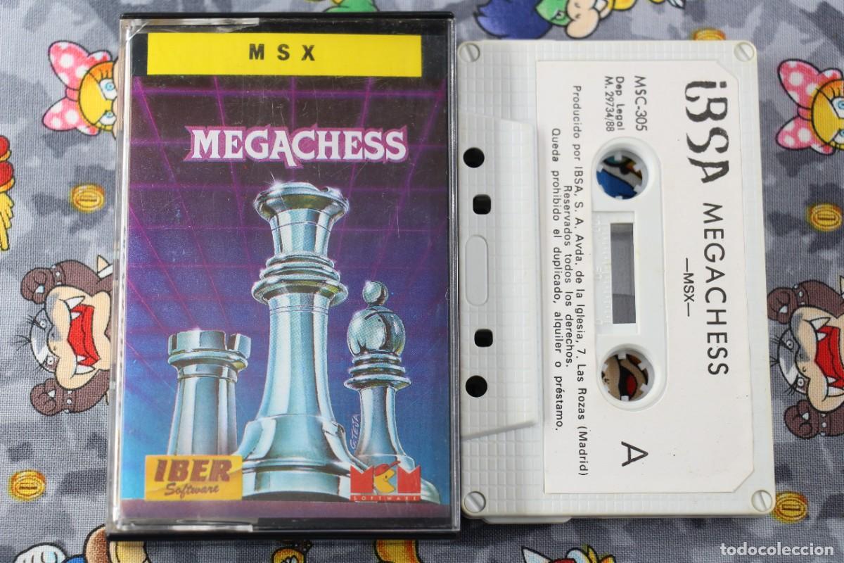 Videojuegos y consolas: MSX CINTA IBER SOFTWARE MCM MEGACHESS EN ESPA&Ntilde;OL - Foto 1