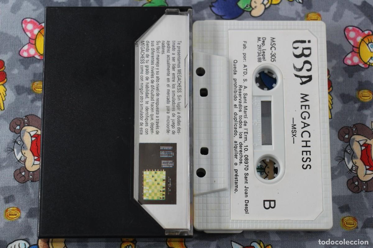 Videojuegos y consolas: MSX CINTA IBER SOFTWARE MCM MEGACHESS EN ESPA&Ntilde;OL - Foto 2