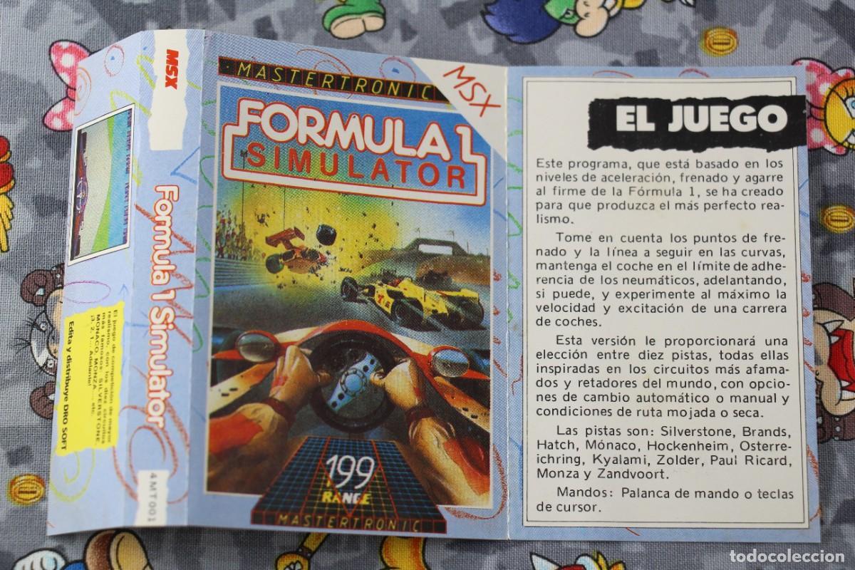 Videojuegos y consolas: MSX CINTA DRO SOFT FORMULA 1 SIMULATOR EN ESPA&Ntilde;OL - Foto 3