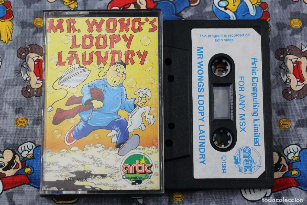 Videojuegos y consolas: MSX CINTA MR. WONGS LOOPY LAUNDRY EN INGLES - Foto 1