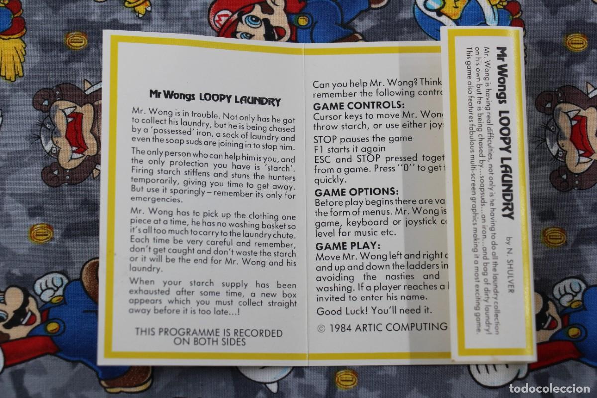 Videojuegos y consolas: MSX CINTA MR. WONGS LOOPY LAUNDRY EN INGLES - Foto 3