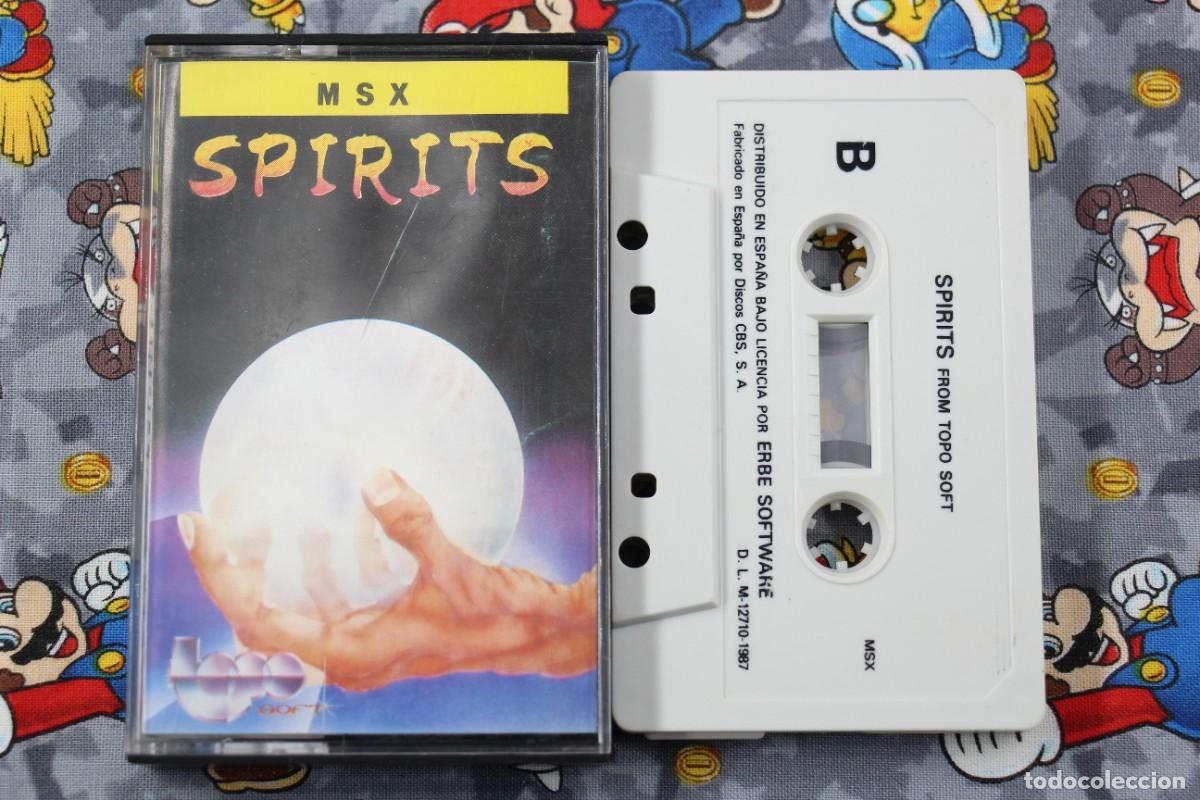 Videojuegos y consolas: MSX CINTA ERBE TOPO SOFT SPIRITS EN ESPA&Ntilde;OL - Foto 1