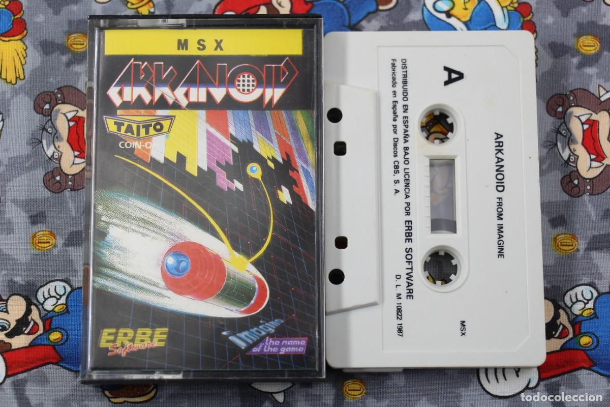 Videojuegos y consolas: MSX CINTA ERBE TAITO ARKANOID EN ESPA&Ntilde;OL - Foto 1