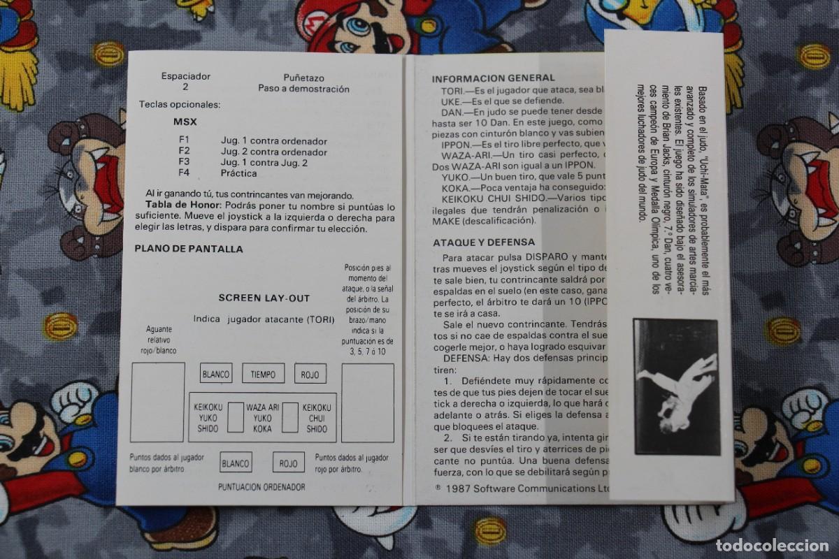 Videojuegos y consolas: MSX CINTA ERBE UCHI MATA EN ESPA&Ntilde;OL - Foto 3