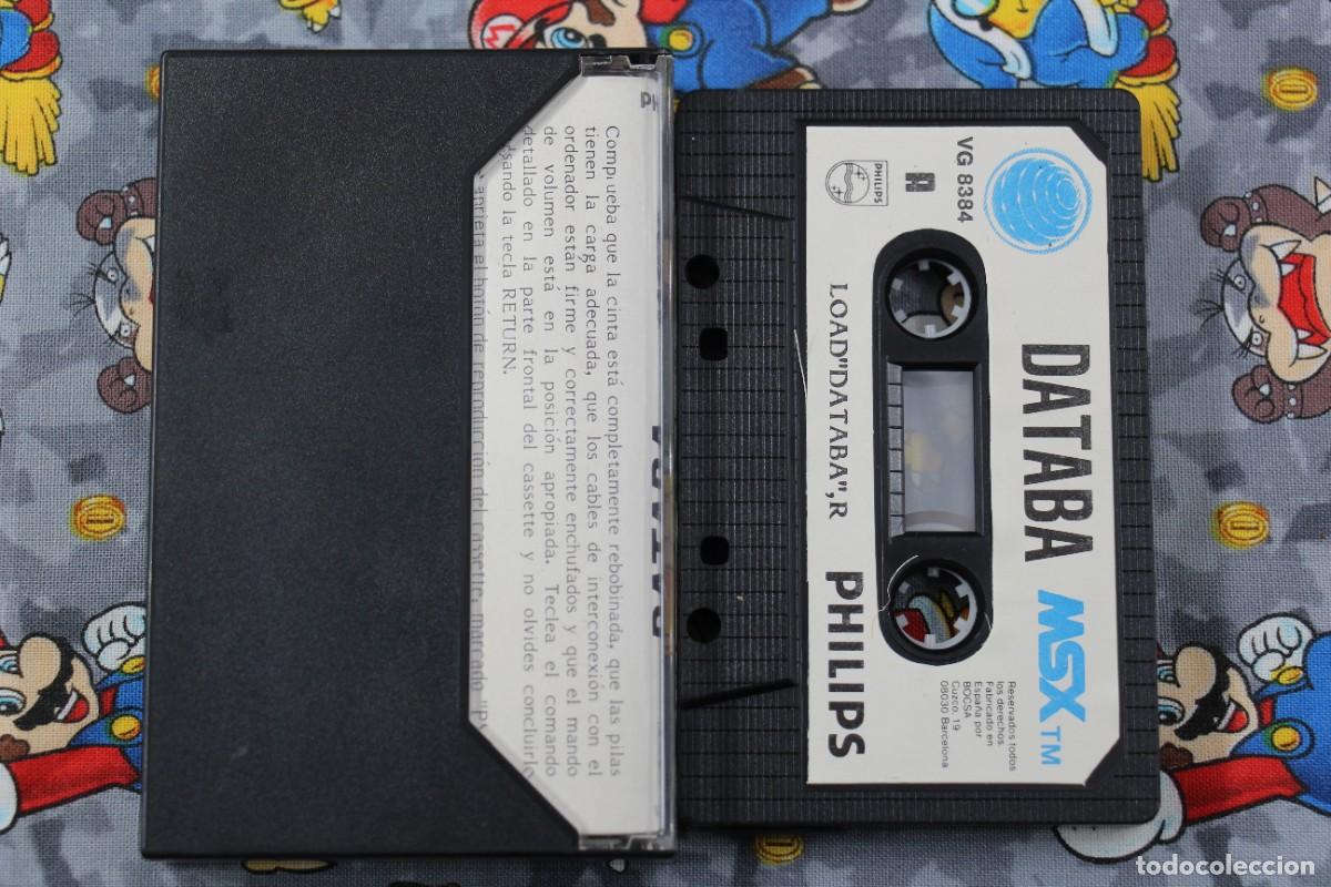 Videojuegos y consolas: MSX CINTA PHILIPS DATABA BASE DE DATOS EN ESPA&Ntilde;OL - Foto 2
