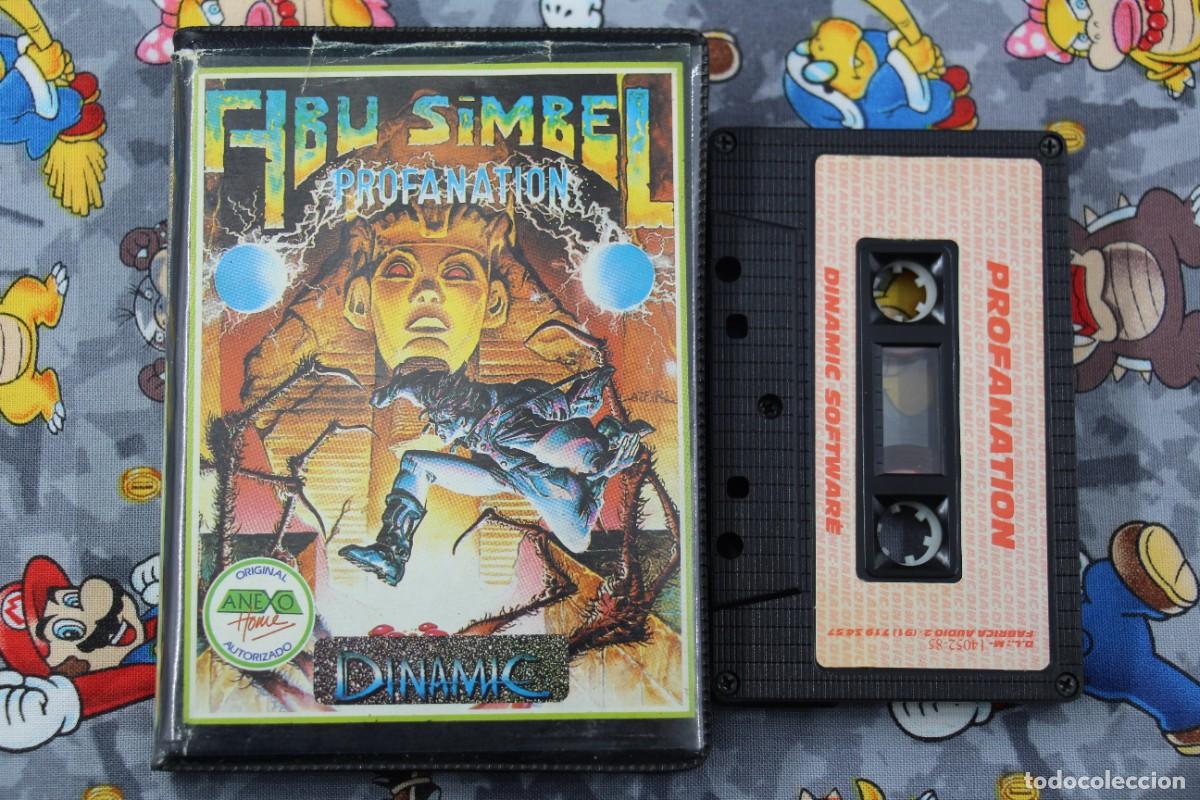 Videojuegos y consolas: MSX ESTUCHE DINAMIC ABU SIMBEL PROFANATION EN ESPA&Ntilde;OL - Foto 1