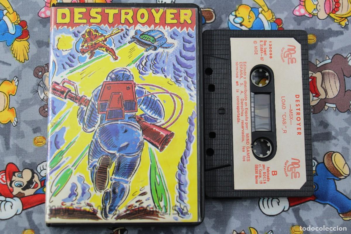 Videojuegos y consolas: MSX ESTUCHE DESTROYER EN ESPA&Ntilde;OL - Foto 1