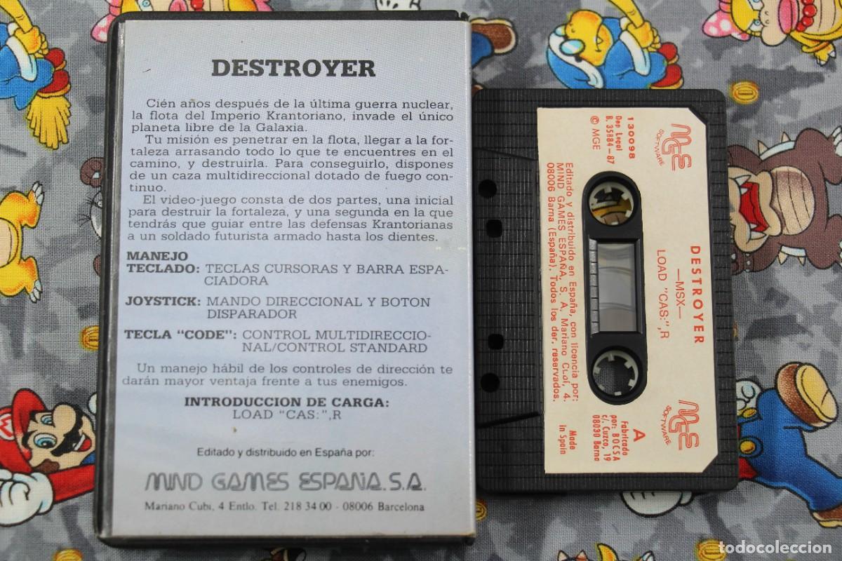 Videojuegos y consolas: MSX ESTUCHE DESTROYER EN ESPA&Ntilde;OL - Foto 2