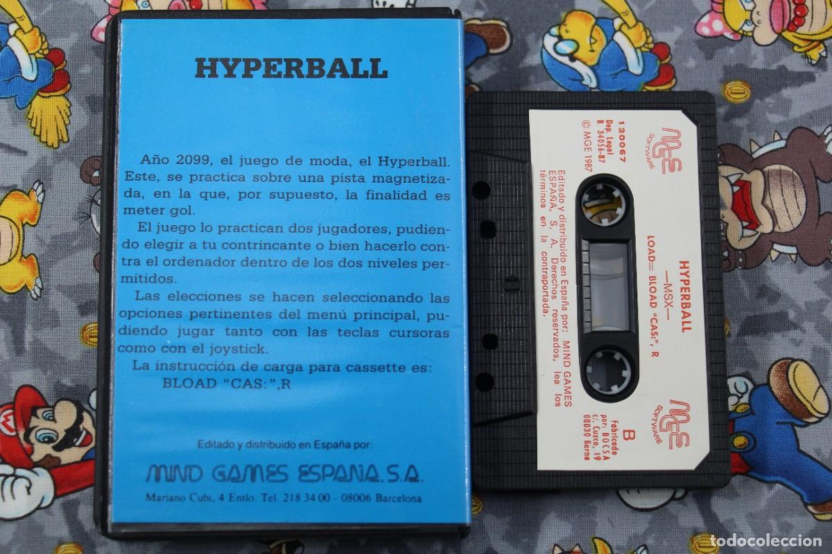 Videojuegos y consolas: MSX ESTUCHE HYPERBALL HYPER BALL EN ESPA&Ntilde;OL - Foto 2