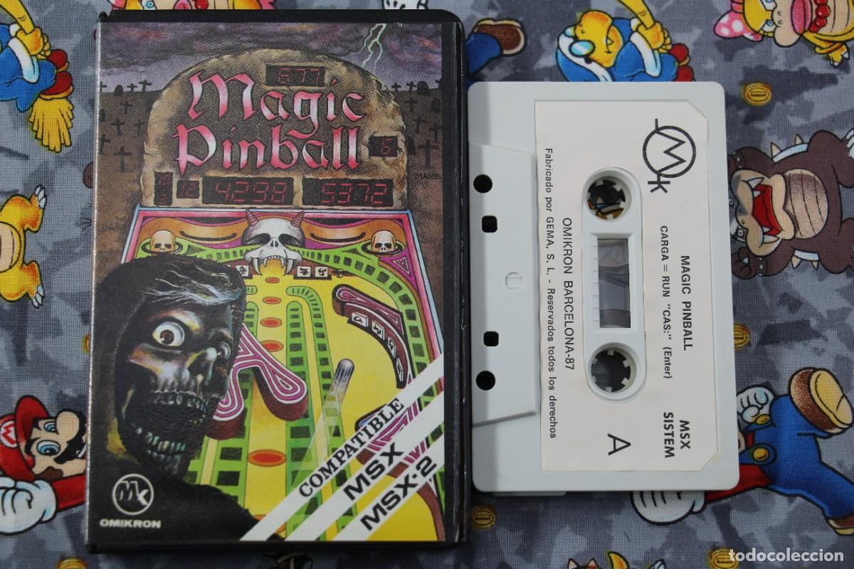 Videojuegos y consolas: MSX ESTUCHE OMK OMIKRON MAGIC PINBALL EN ESPA&Ntilde;OL - Foto 1