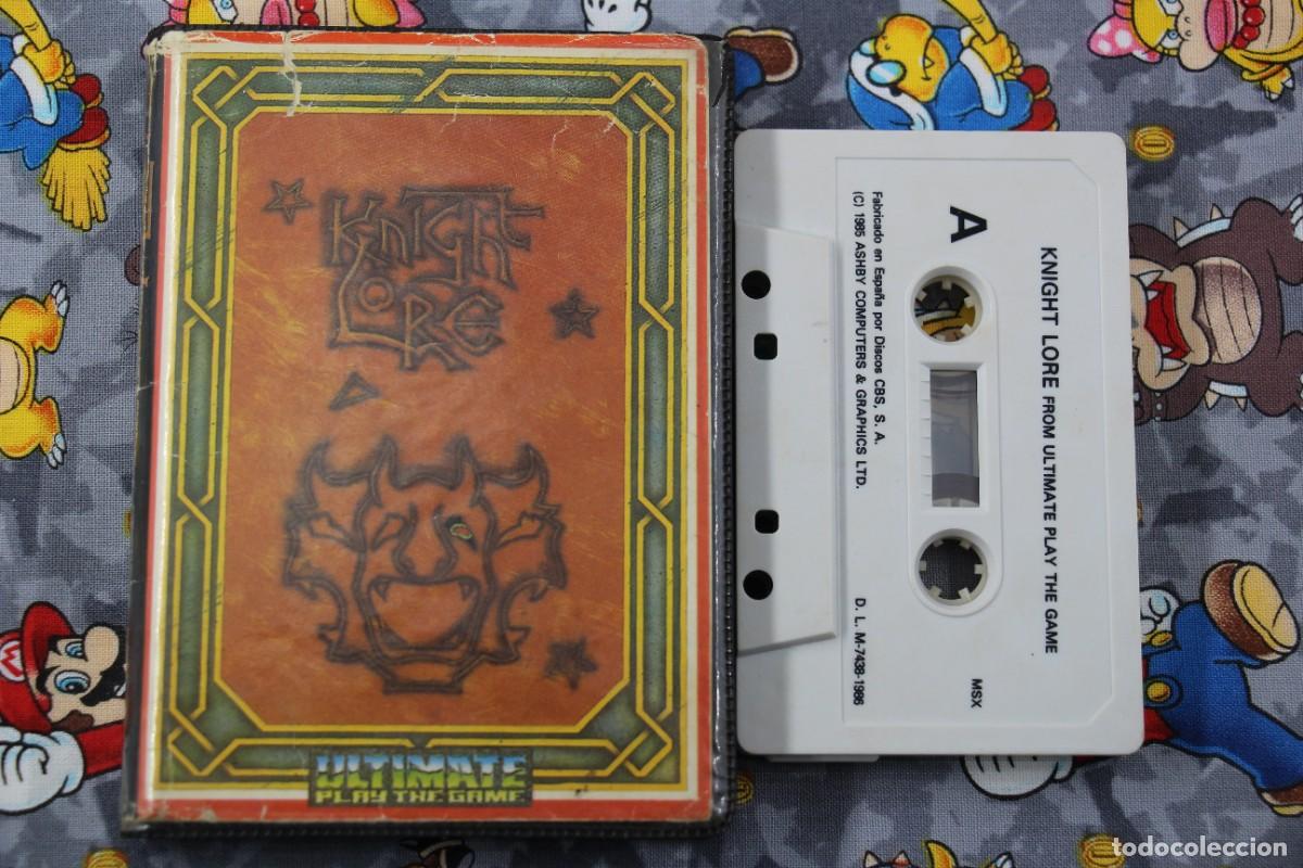 Videojuegos y consolas: MSX ESTUCHE KNIGHT LORE EN ESPA&Ntilde;OL - Foto 1