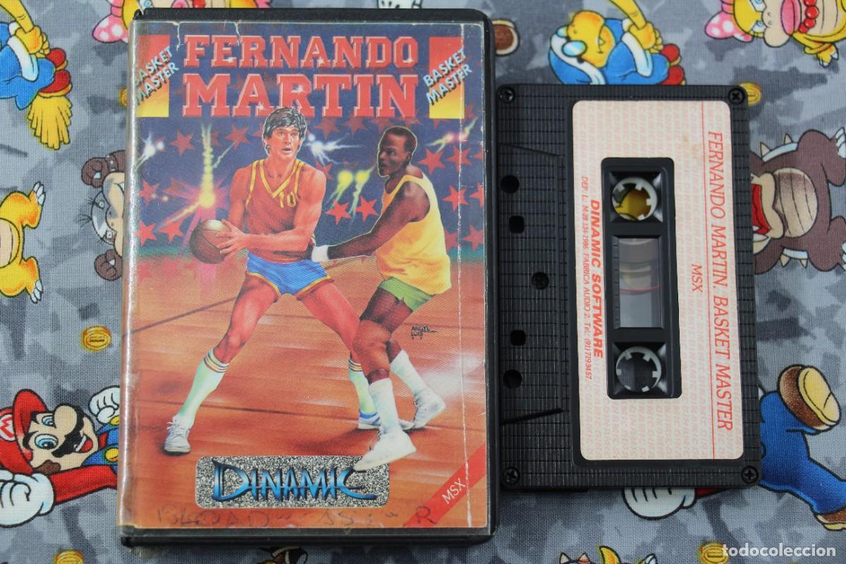 Videojuegos y consolas: MSX ESTUCHE DINAMIC FERNANDO MARTIN BASKET MASTER EN ESPA&Ntilde;OL - Foto 1