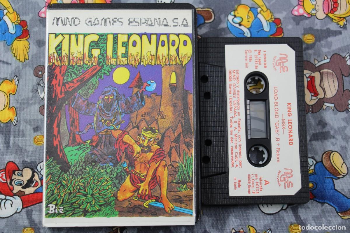 Videojuegos y consolas: MSX ESTUCHE KING LEONARD EN ESPA&Ntilde;OL - Foto 1