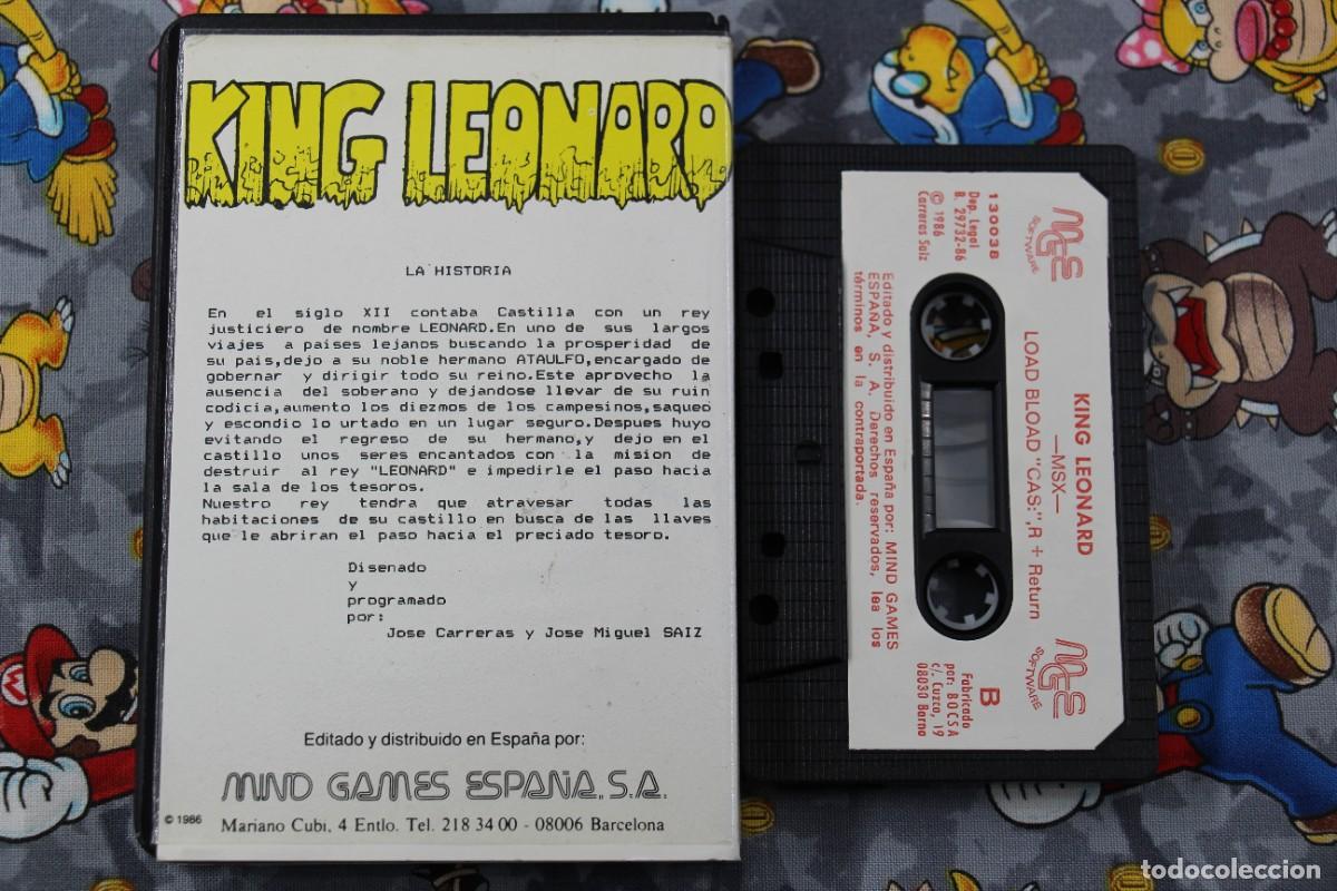 Videojuegos y consolas: MSX ESTUCHE KING LEONARD EN ESPA&Ntilde;OL - Foto 2